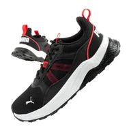 Buty dla chłopców - Buty sportowe sneakersy dziecięce chłopięce Puma Anzarun 2.0 czarne - miniaturka - grafika 1