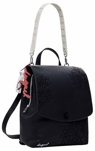 Desigual Back_Sierra, Akcesoria PU Backpack Mini Women, Medium, Czarny (Black), M