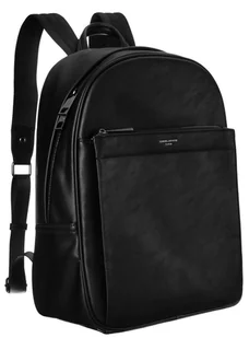 Minimalistyczny plecak damski z eko skóry z kiesze - Plecaki - miniaturka - grafika 4