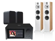 Kino domowe - NAD C 700 V2 (czarny) + 603 S3 (dąb) + Pulse Flex 2i (czarny) - miniaturka - grafika 1