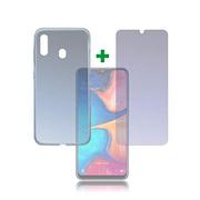 Etui i futerały do telefonów - 4smarts Zestaw ochronny 360° Limited Cover Samsung Galaxy A20e przezroczysty - Pełna ochrona dla Twojego telefonu - etui ochronne i szkło ochronne - miniaturka - grafika 1