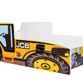 Łóżka dla dzieci i młodzieży - Łóżko Dziecięce w Kształcie Żółtego Traktora 160x80 cm z Materacem – Design Sportowy, Solidna Konstrukcja, Łatwy Montaż - miniaturka - grafika 1