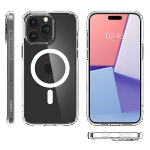 Etui do iPhone 15 Pro Max Spigen Ultra Hybrid MagFit do MagSafe obudowa ochronna na telefon White - Etui i futerały do telefonów - miniaturka - grafika 12