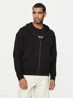 Bluzy męskie - Calvin Klein Bluza Shadow Embosed Logo K10K113088 Czarny Regular Fit - miniaturka - grafika 1