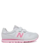 Buty dla dziewczynek - New Balance Sneakersy GV500QP1 Szary - miniaturka - grafika 1