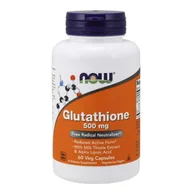 Witaminy i minerały - Now Foods NOW Glutathione 500mg 60vegcaps - miniaturka - grafika 1