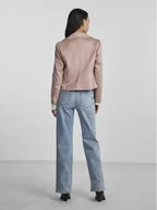 Kurtki damskie - Pieces Kurtka z imitacji skóry 17134838 Różowy Regular Fit - miniaturka - grafika 1