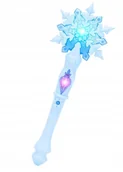 Zabawki interaktywne dla dzieci - Różdżka Świecąca Frozen Magiczna Laska z Efektem Dzwięku Niebieska - miniaturka - grafika 1