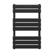 Grzejniki łazienkowe - GRZEJNIK ŁAZIENKOWY CZARNY 80x50 cm OSLO - miniaturka - grafika 1