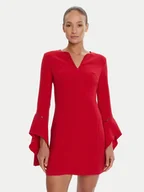 Sukienki - Rinascimento Sukienka koktajlowa CFC0126187003 Czerwony Slim Fit - miniaturka - grafika 1