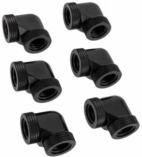 RAIJINTEK Pelias D160906 16mm 90 Grad Adapter - 6-Pack czarny - Chłodzenie wodne - miniaturka - grafika 1