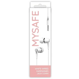 Mysafe EAR35 Białe - Słuchawki - miniaturka - grafika 1