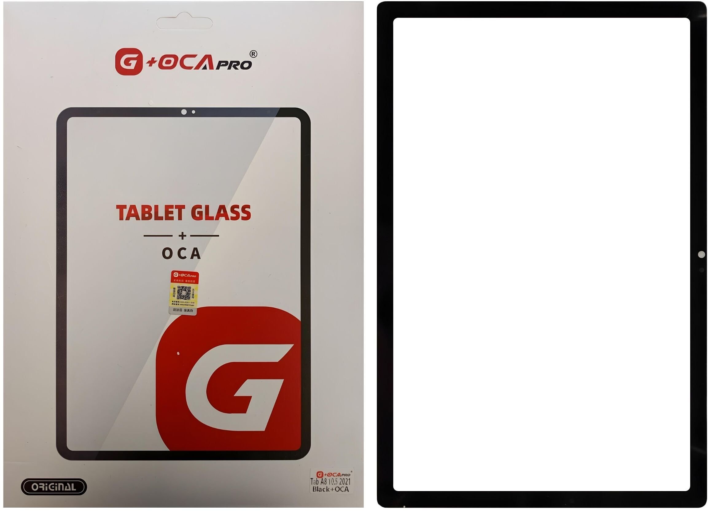 Samsung Galaxy Tab A8 10.5 2021 Szyba z Klejem OCA do Refabrykacji Ekranu
