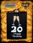 Piersiówki - Piersiówka Na 20 Urodziny Prezent - miniaturka - grafika 1
