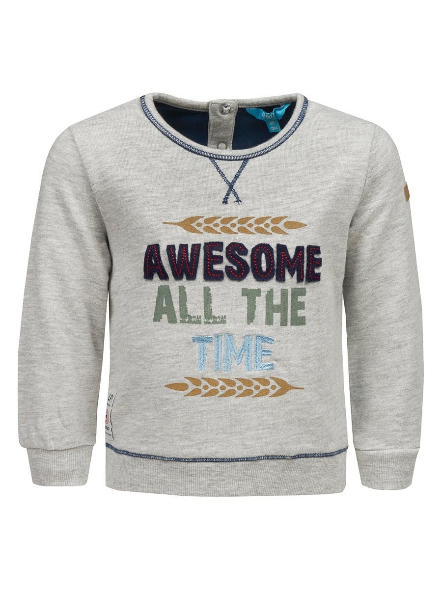 Chłopięca bluza chłopięca bawełniana szara Lief r.80