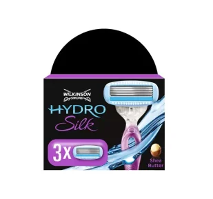 Wilkinson Sword Hydro Silk Wkłady do maszynki 3 sztuki - Maszynki do golenia i wkłady - miniaturka - grafika 1