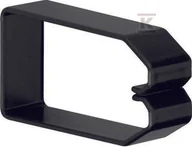 Kanały kablowe - Hager polo Klamra do przewodów 80x40mm czarna B800403 50szt. B800403 - miniaturka - grafika 1