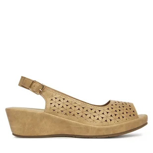 Sandały Clara Barson WFA3906-1 Beżowy - Sandały damskie - miniaturka - grafika 1