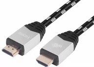 Kable komputerowe i do monitorów - TB Kabel TB HDMI v 2.0 premium 2 m srebrny - miniaturka - grafika 1