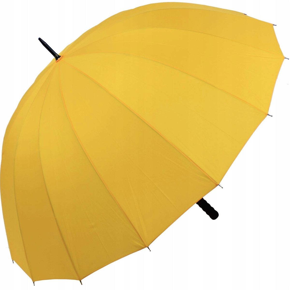 IX-brella Lekki Parasol Żółty Długi 129 cm z Ergonomicznym Uchwytem