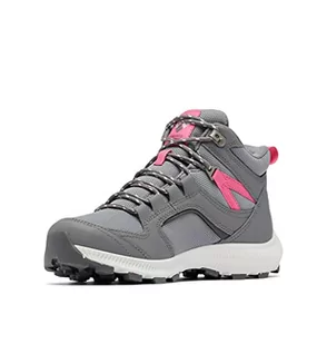 Columbia Re-Peak Mid damskie buty trekkingowe Ti Grey Steel, Wild Geranium, 38,5, Ti Grey Steel Wild Geranium, 38.5 EU - Buty trekkingowe damskie - miniaturka - grafika 1