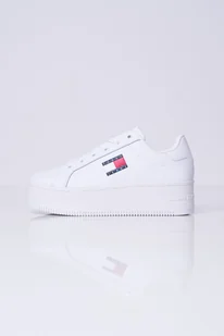 Sneakersy białe skórzane Tommy Jeans EN0EN02518 37 - Sneakersy damskie - miniaturka - grafika 1