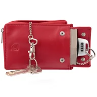 Etui na klucze - Etui antykradzieżowe - pokrowiec na kluczyk keyless (czerwony) - miniaturka - grafika 1