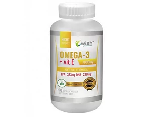 Wish Omega 3 + Vitamina E, 90 kapsułek - Witaminy i minerały - miniaturka - grafika 1