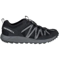 Buty trekkingowe męskie - Buty męskie Merrell Wildwood Aerosport Rozmiar butów (UE): 46,5 / Kolor: czarny - miniaturka - grafika 1