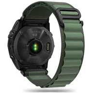 Akcesoria do smartwatchy - Pasek TECH-PROTECT Nylon Pro do Garmin Fenix 5/6/6 Pro/7 (47 mm) Zielony - miniaturka - grafika 1