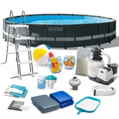 Baseny ogrodowe - Basen stelażowy do ogrodu Intex Ultra XTR Frame Pools 610 x 122 cm zestaw 17w1 - miniaturka - grafika 1