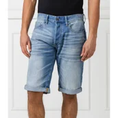 Spodenki męskie - G- Star Raw Szorty 3301 | Regular Fit | denim - miniaturka - grafika 1