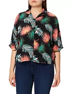 Spodnie damskie - Lee Jeansy damskie z kwiatowym wzorem, Wielokolorowy (czarny 01), M - miniaturka - grafika 1