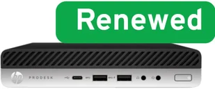 HP RENEW Grade A ProDesk 400 G3 Desktop Mini PC Intel Core i5 i5-7500T 8 GB SSD 256 GB Intel HD Graphics 630 W HPProDesk400G3i57500T8GB256A - Mini PC - miniaturka - grafika 1