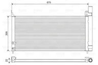 Chłodnice - Chłodnica klimatyzacji VALEO 814415 8846047150 LEXUS - miniaturka - grafika 1