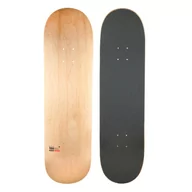 Akcesoria do skatingu - Deck deskorolki Oxelo DK100 8,5" klonowy z gripem - miniaturka - grafika 1