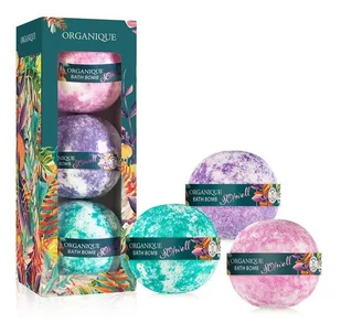 ORGANIQUE, Zestaw Prezentowy "Bombowe Trio" - Pozostałe akcesoria do kąpieli i SPA - miniaturka - grafika 1