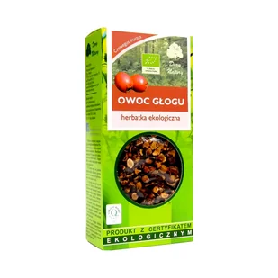 Dary Natury HERBATKA OWOC GŁOGU BIO 100 g - - Przyprawy i zioła sypkie - miniaturka - grafika 3
