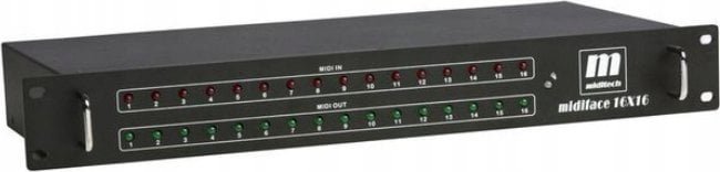 Miditech Midiface 16x16 Interfejs USB-MIDI 16 Wejść/Wyjść Nowy