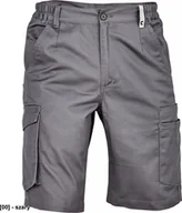 Odzież robocza - CERVA GIJON męskie szorty z elastyczną talią po bokach - szary 54 - miniaturka - grafika 1