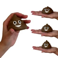 Zabawki sensoryczne - Kupa Poo Emoji Gniotek Antystresowy Squishy - miniaturka - grafika 1