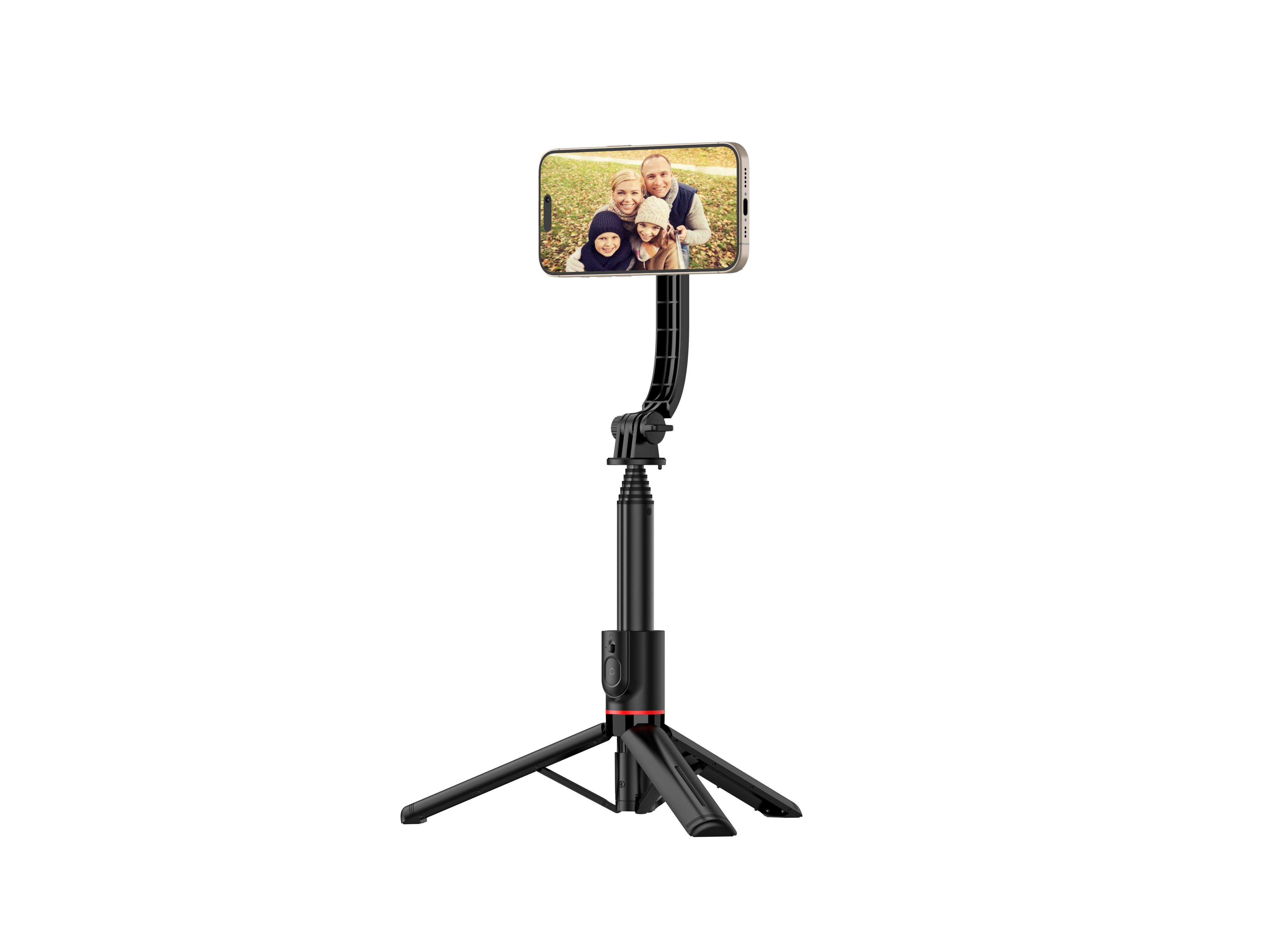Cubenest Selfie stick i statyw ze wsparciem MagSafe + uniwersalny uchwyt na telefon, pilot zdalnego sterowania z zasięgiem 10 m, maksymalna długość 21-105 cm, SLS01