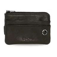 Portfele - Pepe Jeans Badge Portfel z Kartką, Jedyny w swoim rodzaju, Czarny, única, Portfel badge - miniaturka - grafika 1