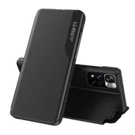 Etui i futerały do telefonów - Eco Leather View Case elegancki futerał etui z klapką i funkcją podstawki Xiaomi Redmi Note 11T 5G / Redmi Note 11S 5G / Poco M4 Pro 5G  czarny - miniaturka - grafika 1