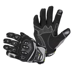 W-TEC Rękawice motocyklowe W-TEC Upgear, Czarny-fluo, L 21759-L-2 - Rękawice motocyklowe - miniaturka - grafika 1