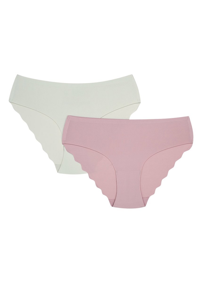 Majtki brazyliany Pama 2-pak Esotiq brudny róż, miętowy S