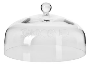 Fl1 Patera z kloszem 28cm Servo przezroczysta 3ZK-PAT-0280K - Tace i patery - miniaturka - grafika 1