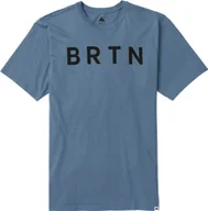 Koszulki męskie - t-shirt męski BURTON BRTN TEE Slate Blue - miniaturka - grafika 1