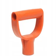 Łopaty i widły - FI 30 MM - MOCNY UCHWYT RĄCZKA DO TRZONKA ŁOPATY SZPADLA - pomarańczowy - miniaturka - grafika 1