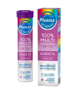 Polski Lek Plusssz 100% Multiwitamina Kobieta Complex, 20 tabl. - Witaminy i minerały - miniaturka - grafika 1